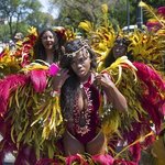 Colors and feathers at West Indian Day Parade 5