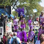 Colors and feathers at West Indian Day Parade 6