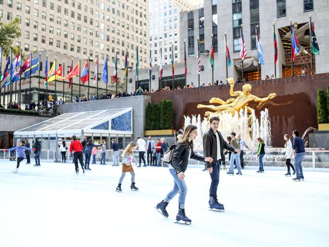 The Rock Center Rink Opens