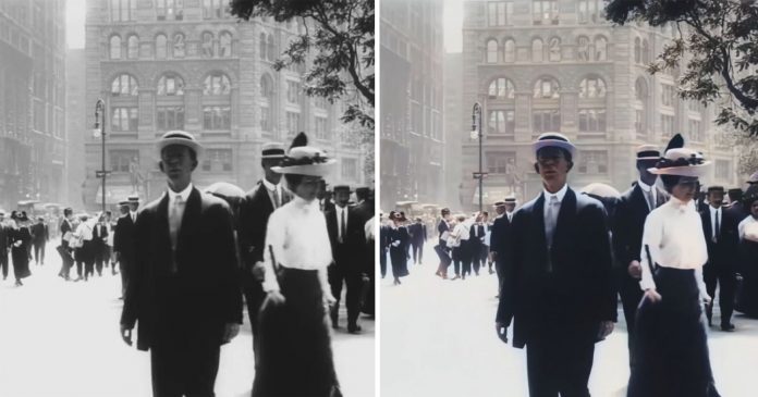 Using AI to Colorize and Upscale a 109-Year-Old Video of New York City to 4K and 60fps