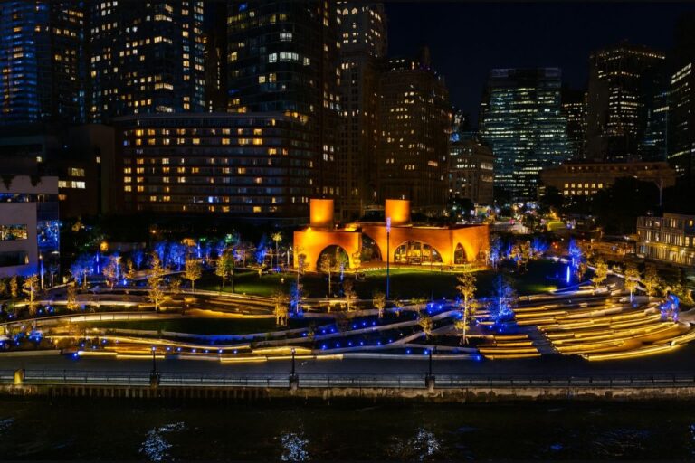 Battery Park City Light Art Festival 2026: Wagner Park Glows